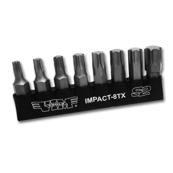 Vim Products VIM Tools 8-Piece Impact Torx Bits IMPACT-8TX